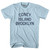 New York Coney Island, Brooklyn Adult Cotton Vintage T-shirt - Light Blue
