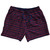 Ultras Chevron Navy & Red 5" Swim Shorts Made in USA - Navy Red