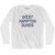 New York West Hampton Dunes Adult Cotton Long Sleeve Vintage T-shirt - White