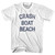 Puerto Rico Crash Boat Beach Adult Cotton Vintage T-shirt-White
