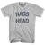 North Carolina Nags Head Adult Cotton Vintage T-shirt - Grey Heather