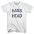 North Carolina Nags Head Adult Cotton Vintage T-shirt - White