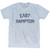 New York East Hampton Adult Tri-Blend Vintage T-shirt-Athletic White
