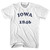 Iowa State 1846 Womens Cotton Junior Cut Vintage T-shirt - White