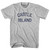 Massachusetts Castle Island Womens Cotton Junior Cut Vintage T-shirt - Grey Heather