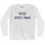 Maine Reid State Park Adult Cotton Long Sleeve Vintage T-shirt - White