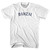 Banzai Womens Cotton Junior Cut T-Shirt - White