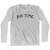 Big Time Adult Cotton Long Sleeve T-shirt - Grey Heather