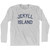 Georgia Jekyll Island Adult Cotton Long Sleeve Vintage T-shirt-Grey Heather Georgia Jekyll Island Adult Cotton Long Sleeve Vintage T-shirt-Grey Heather