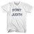 Rhode Island Point Judith Youth Cotton Vintage T-shirt - White