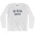Blood Bath Adult Cotton Long Sleeve T-shirt - White