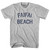 Guam Faifai Beach Youth Cotton Vintage T-shirt - Grey Heather
