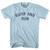 Bump And Run Adult Cotton T-shirt - Light Blue