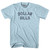 Dollar Bills Adult Cotton T-shirt - Light Blue