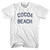 Florida Cocoa Beach Youth Cotton Vintage T-shirt - White