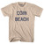 Delaware Coin Beach Adult Cotton Vintage T-shirt - Creme