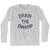 Drain the Swamp Adult Cotton Long Sleeve Political City T-shirt - Grey Heather