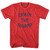 Drain the Swamp Adult Tri-Blend Political City T-shirt - Heather Red