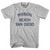California Mission Beach, San Diego Adult Cotton Vintage T-shirt-Grey Heather