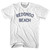 California Redondo Beach Womens Cotton Junior Cut Vintage T-shirt - White