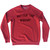 Butter The Biscuit Adult Tri-Blend Sweatshirt - Cardinal Red