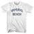 California Imperial Beach Womens Cotton Junior Cut Vintage T-shirt-White