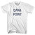 California Dana Point Adult Cotton Vintage T-shirt - White