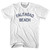 American Samoa Faleasao Beach Womens Cotton Junior Cut Vintage T-shirt - White