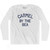 California Carmel-by-the-sea Adult Cotton Long Sleeve Vintage T-shirt - White