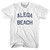 American Samoa Alega Beach Youth Cotton Vintage T-shirt - White