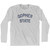 Minnesota Gopher State Nickname Adult Cotton Long Sleeve T-shirt - Grey Heather Minnesota Gopher State Nickname Adult Cotton Long Sleeve T-shirt - Grey Heather