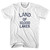Minnesota Land of 10,000 Lakes Nickname Adult Cotton T-shirt - White