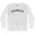 CHANDLER Adult Cotton Long Sleeve T-shirt - White