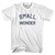 Delaware Small Wonder Nickname Youth Cotton T-shirt - White