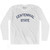 Colorado Centennial State Nickname Adult Cotton Long Sleeve T-shirt - White