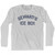 Alaska Seward's Ice Box Nickname Adult Cotton Long Sleeve T-shirt - Grey Heather Alaska Seward's Ice Box Nickname Adult Cotton Long Sleeve T-shirt - Grey Heather