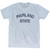 Alaska Mainland State Nickname Adult Tri-Blend T-shirt - Athletic White Alaska Mainland State Nickname Adult Tri-Blend T-shirt - Athletic White