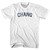 CHANG Womens Cotton Junior Cut T-Shirt - White