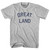 Alaska Great Land Nickname Adult Cotton T-shirt - Grey Heather Alaska Great Land Nickname Adult Cotton T-shirt - Grey Heather