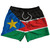 South Sudan Country Flag 5" Swim Shorts Made in USA - Black Red Green South Sudan Country Flag 5" Swim Shorts Made in USA - Black Red Green