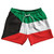 Kuwait Country Flag 5" Swim Shorts Made in USA - Red Green