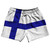 Finland Country Flag 5" Swim Shorts Made in USA - Blue White