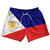 Philippines Country Flag 5" Swim Shorts Made in USA - Blue Red White