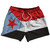 South Yemen Country Flag 5" Swim Shorts Made in USA - Red Black South Yemen Country Flag 5" Swim Shorts Made in USA - Red Black