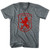 Spain Espana La Furia Roja Lion Adult Tri-Blend V-neck Womens Soccer Junior Cut T-shirt - Athletic Grey