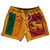 Sri Lanka Country Flag 5" Swim Shorts Made in USA - Yellow