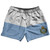 San Marino Country Flag 5" Swim Shorts Made in USA - White Blue