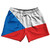 Czech Republic Country Flag 5" Swim Shorts Made in USA-White Blue Red Czech Republic Country Flag 5" Swim Shorts Made in USA-White Blue Red