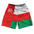Oman Country Flag Athletic Running Fitness Exercise Shorts 7" Inseam Made In USA - White Red Green