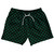 Forest Green & Black Checkerboard 5" Swim Shorts Made in USA - Forest Green & Black Forest Green & Black Checkerboard 5" Swim Shorts Made in USA - Forest Green & Black
